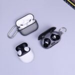 Wireless Headphones - black and white headphones on white table